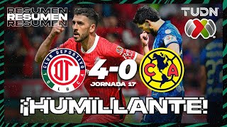 HIGHLIGHTS  Toluca 40 América  Liga Mx AP2024  J16  TUDN [upl. by Vernita645]