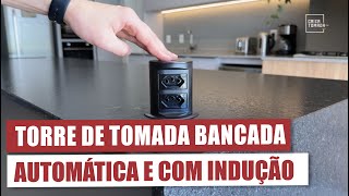 Torre de Tomada Automatica para Bancada Cozinha com Indução [upl. by Aihsenot150]