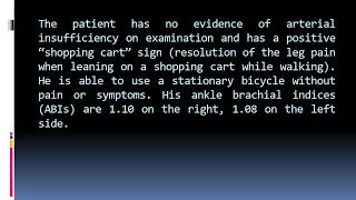 122 Neurogenic versus Vascular Claudications [upl. by Inigo851]