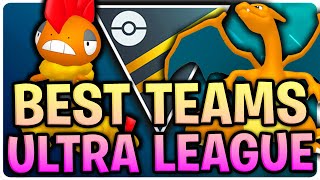 THE BEST ULTRA LEAGUE TEAMS FOR THE GO BATTLE LEAGUE IN POKEMON GO [upl. by Varick616]