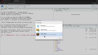 Creating an RStudio Project [upl. by Nylirehs]
