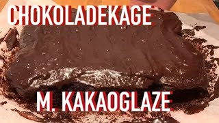 Chokoladekage med kakaoglaze  Opskrift  160 [upl. by Cameron]