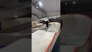 indoor bmx track bmxracing pumptrack moscow [upl. by Morgun852]