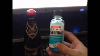 1000 Ways To Open A Beer  78 Listerine Bottle  ListerineFlasche [upl. by Odanref]