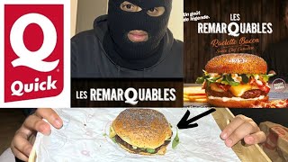 Je teste le nouveau Burger de Norbert Tarayre chez QUICK [upl. by Anabal]