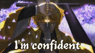 Nightcore  Confident  Lyrics [upl. by Rysler]