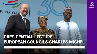 Presidential Lecture European Councils Charles Michel [upl. by Nyer]