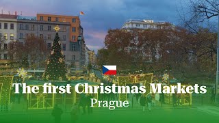 The first Christmas Markets in Prague 2024 [upl. by Anon432]