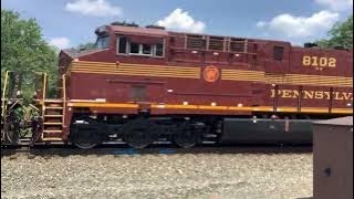 Emsworth Pennsylvania heritage unit 8102 freshly painted [upl. by Ehrsam]