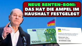 ⚡️Neuer Rentenzuschlag für Rentner Das hat die Ampel im Haushalt festgelegt [upl. by Buffy]