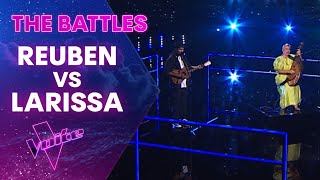 Reuben De Melo amp Larrisa Kovalchuk Sing Leonard Cohens Hallelujah  The Battles  The Voice AU [upl. by Shari]