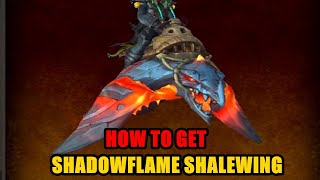 How to get Shadowflame Shalewing Mount WoW  Glory of the Aberrus Raider [upl. by Allehs]