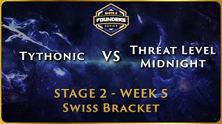 SMITE 2 Founders Series  Stage 2 Swiss  EMEA Week 5 Threat Level Midnight vs Tythonic [upl. by Ecnerwal]