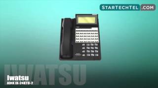 How To Record Your Mailbox Greeting On The Iwatsu ADIX IX24KTD2 Phone [upl. by Marcos754]