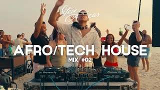 STEVE ANDREAS PRESENTS AfroTech House DJ Mix 02 Live from Fishermans Huts ARUBA [upl. by Ahsert896]