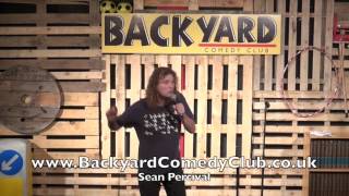 Sean Percival at The Backyard Comedy Club Clip [upl. by Rosario707]