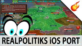 REALPOLITIKS iOS Port  First Gameplay amp Impressions [upl. by Naujid21]