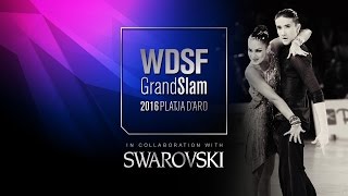 2016 GrandSlam Latin Platja dAro  The Promo  DanceSport Total [upl. by Lymann912]