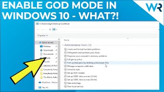 Enable GOD mode in Windows 10  Did you know about this [upl. by Nealy]