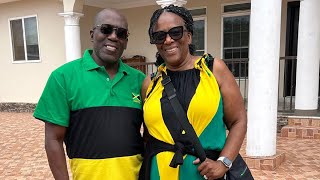 Jamaica Represented at the Marcus Garvey celebration in Aburi Ghana [upl. by Lebyram]