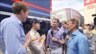 Interview with Sebastian Vettel after Spanish GP 2011 [upl. by Nuahs]