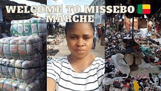 The largest thrift market in CotonouBenin 🇧🇯 Republic  Missebo Marche [upl. by Aicemaj]