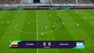 PES 2021 Gameplay  Colombia vs Argentina  World Cup Qualifiers 2024 [upl. by Meyers]