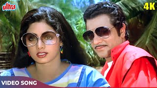 Sridevi Sridevi Song 4K  Kishore Kumar  Sarfarosh Movie Songs  Jeetendra Sridevi  Fun Song [upl. by Ingeborg]