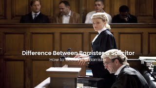 Difference Between a Solicitor amp Barrister How to Become a Barrister Criminal Barristers Wexford [upl. by Holzman635]