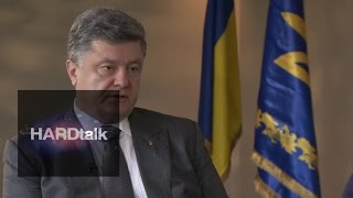 Ukraine President Petro Poroshenko  BBC HARDtalk [upl. by Waxler]