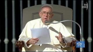 Papa Francesco Udienza Generale del 21 settembre 2022 [upl. by Atiuqat745]