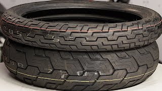 Dunlop D404 Tires Review at RevZillacom [upl. by Ahsakat]