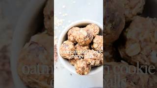 Oatmeal Raisin Cookie Energy Balls [upl. by Yarled]