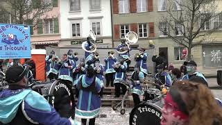 Guggenmusik Les Tricounis  Carnaval Avenches 2024 Part8 [upl. by Roana]