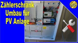 Zählerschrank PV Anlage Pv Anlage mit Speicher  Notstrom Photovoltaikanlage  Unterverteiler [upl. by Ynwat]