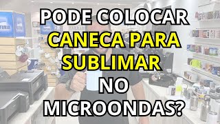 CANECAS NO MICROONDAS PODE [upl. by Sigler]