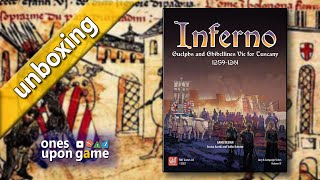 Inferno Guelphs and Ghibellines Vie for Tuscany 12591261  unboxing [upl. by Yreffeg]