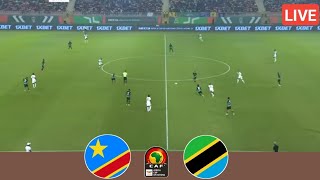 🔴LIVE DR Congo Vs Tanzania  Africa Cup Of Nations Qualification Taifa Starts Leo Match Highlights [upl. by Simonette723]