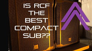 RCF SUB 705 AS II full review The 18quot alternative for mobile DJs Small box huge sound [upl. by Avehstab384]