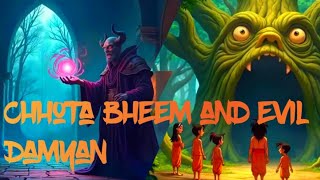 Chhota Bheem and evil Damyan kidsentertainment animecartoon cartoon cartoonforkids [upl. by Rdnaskela596]