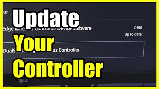 How to Manually Update your PS5 Dualsense Edge Controller Software Update [upl. by Eddana]