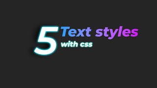 CSS text styles css textclip csstutorial [upl. by Odlanier]