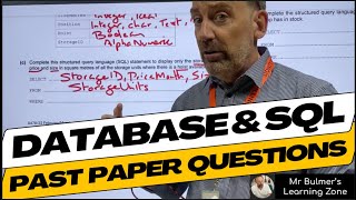 Database amp SQL Exam Paper Questions  StepbyStep Lesson from the Classroom [upl. by Fortunio]