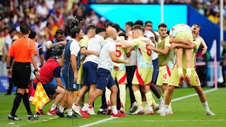 Spain wins Olympics Paris 2024 mens football final [upl. by Seuqram460]