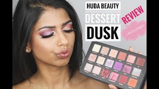 HUDA Beauty DESERT DUSK Palette HONEST Review [upl. by Oeflein]