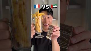 Dubai Chocolate 🇦🇪 vs French Fries 🇫🇷 [upl. by Sivram570]