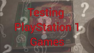 Testing Out Random Untested PS1 Games Will They Work [upl. by Pomona]