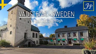 Beautiful Swedish City  Vadstena  Virtual Walk [upl. by Russian]