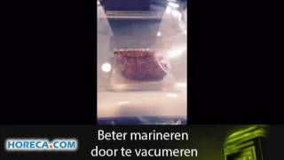 Beter marineren door te vacumeren [upl. by Eimrots]