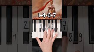 GERUDO VALLEY Zelda OOT Piano Tutorial shorts [upl. by Otrevlig]